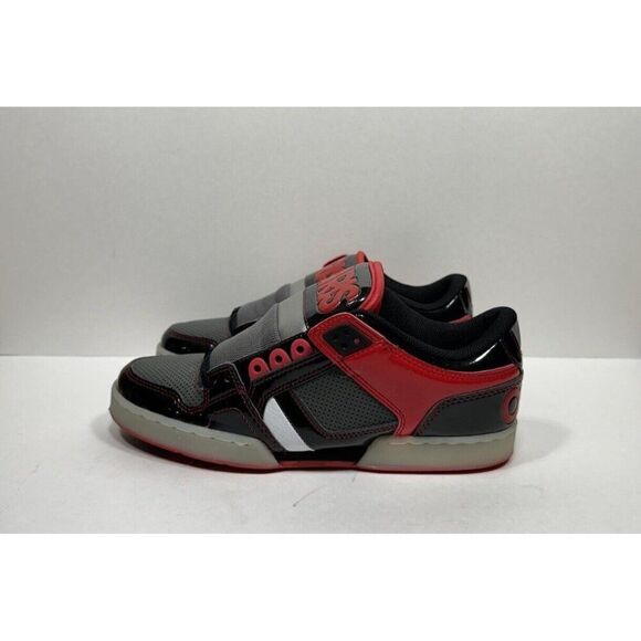 Osiris NYC 83 Low Top Mens Size 10 Skateboard Skater Shoes Red Black Grey - Picture 3 of 8